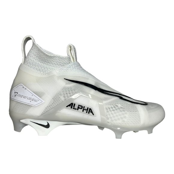 Nike Alpha Menace Elite 3 Football Cleats Pure Platinum CT6648-109 Size 9 - Picture 4 of 8